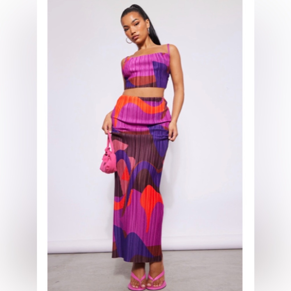 Colorful Abstract Women's Skirt